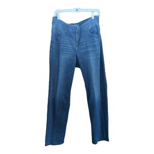 Democracy Ab solution medium wash skinny jeans, size 14W (34x30) Gorpcore